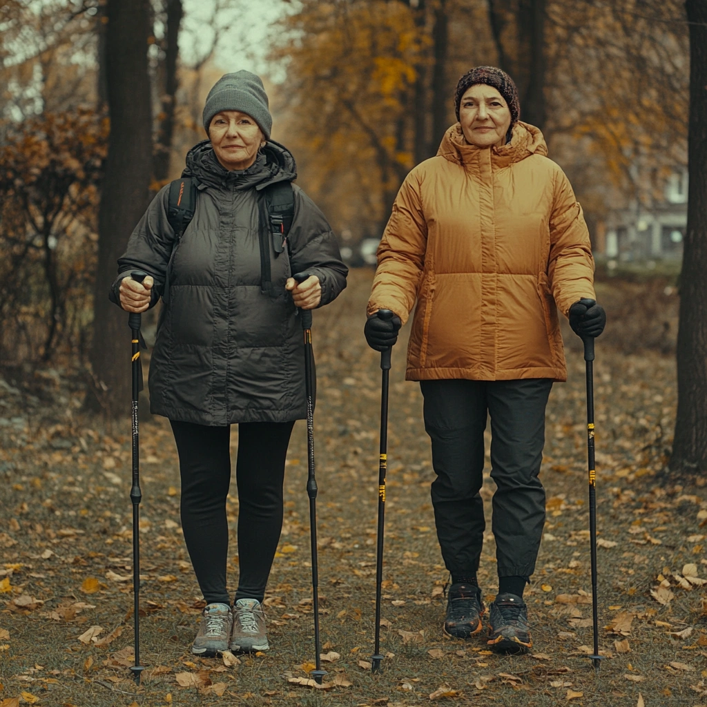 Скандинавська ходьба для пенсіонерів